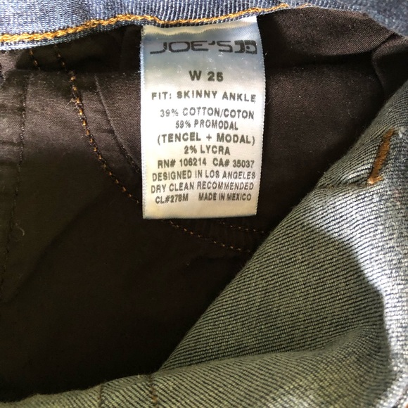 Size 26 Joe’s jeans, skinny jeggings - Picture 5 of 5